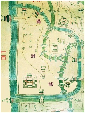 杭州八旗驻防营城图.jpg 杭州八旗驻防营城图.jpg