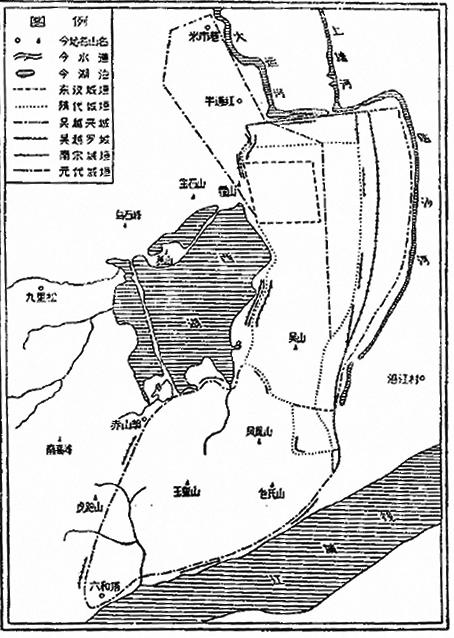 魏嵩山所绘之杭州城垣变迁示意图(魏嵩山《杭州城市的兴起及其城区的发展》,《历史 地理》创刊号。).jpg 魏嵩山所绘之杭州城垣变迁示意图(魏嵩山《杭州城市的兴起及其城区的发展》,《历史 地理》创刊号。).jpg