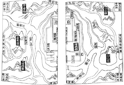 淳熙《严州图经》“府境总图”.jpg 淳熙《严州图经》“府境总图”.jpg