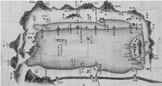 清乾隆西湖行宫图 西湖博物馆 藏.jpg 清乾隆西湖行宫图 西湖博物馆 藏.jpg