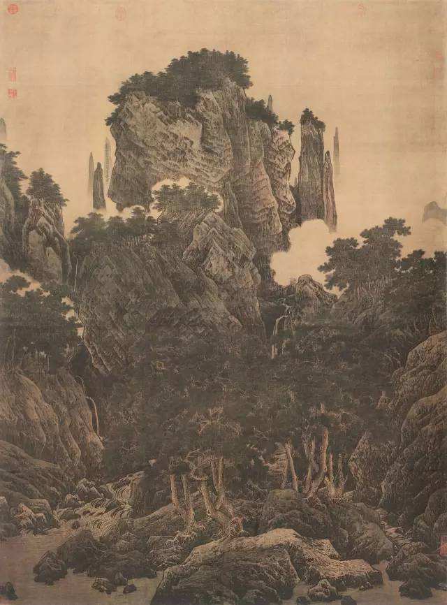 《万壑松风图》局部.jpg 《万壑松风图》局部.jpg