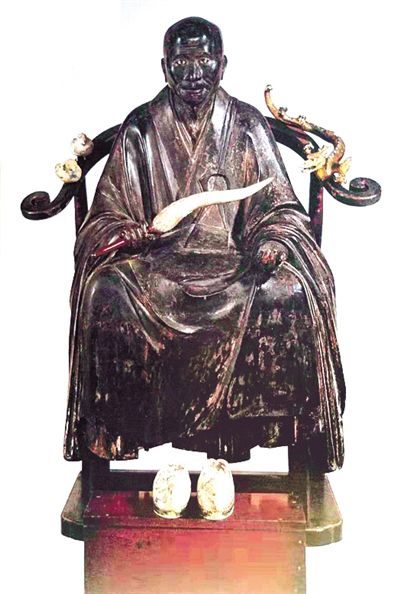 日本圆觉寺的无学祖元雕像.jpg 日本圆觉寺的无学祖元雕像.jpg